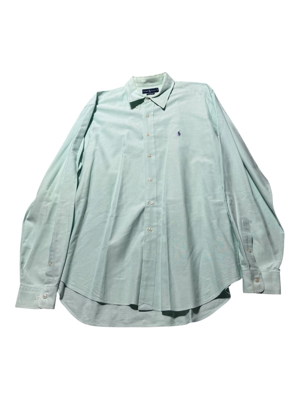 LOT OF 3 Ralph Lauren 17.5 Men's Long Sleeve Oxford Button-Down Shirts Classic - Picture 11 of 16